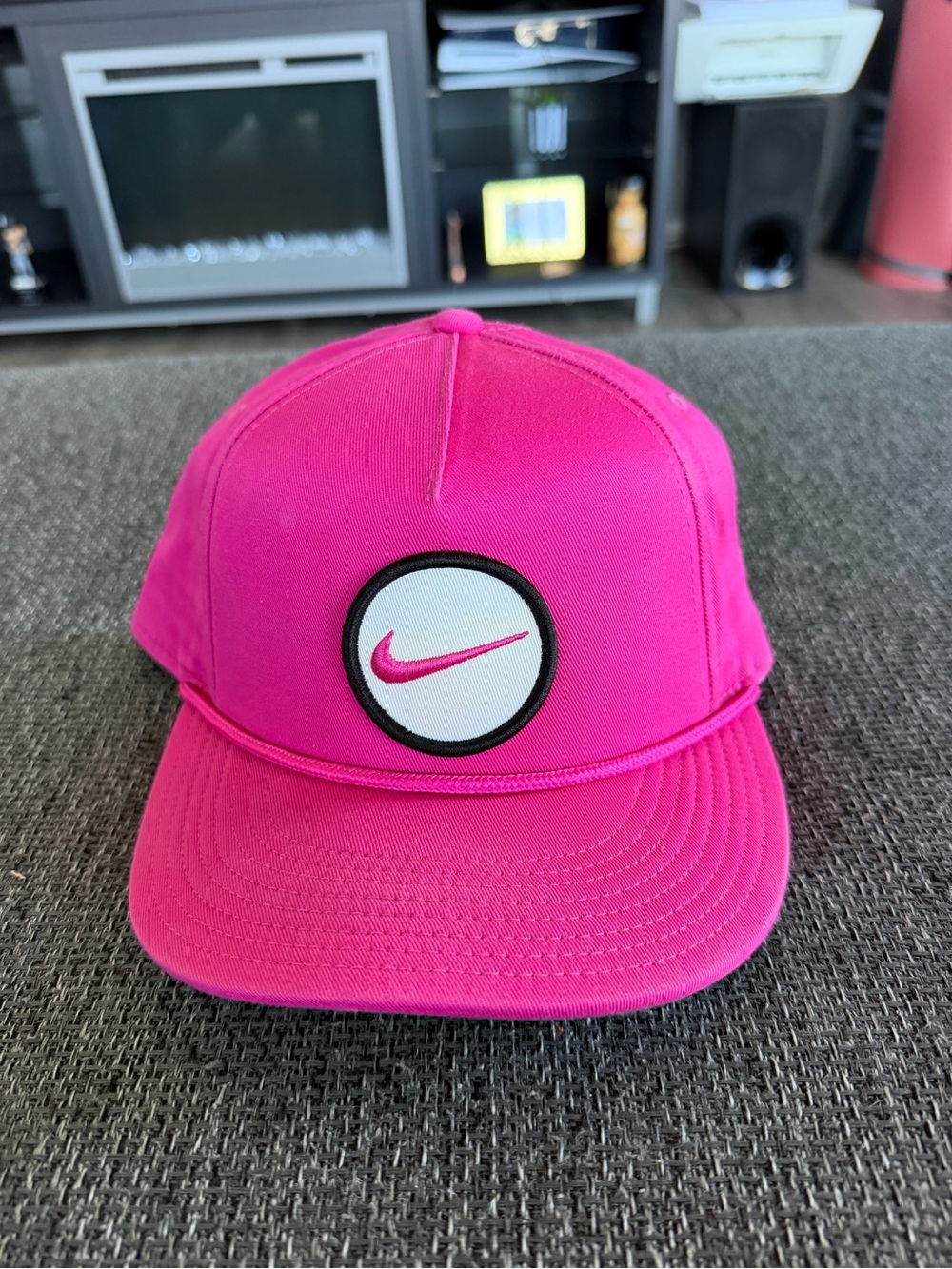 Nike Golf Hot Pink Swoosh Patch Hat